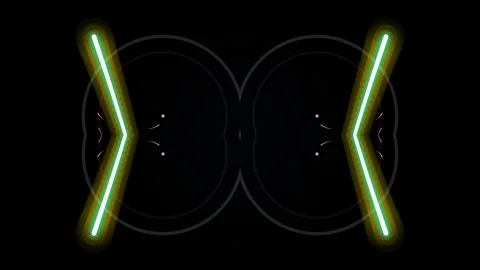 Futuristic Neon Lights Abstract Backgrounds. Stock Footage 329466750