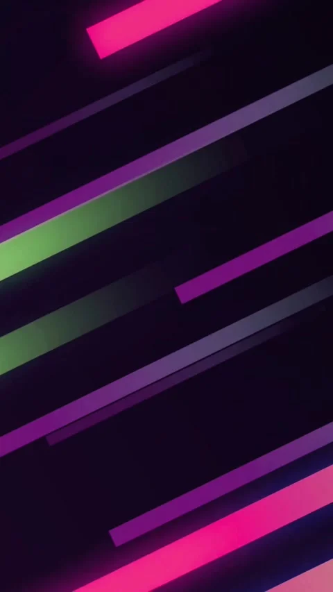 Futuristic neon lines moving. Glowing colorful Stock Footage 339903997