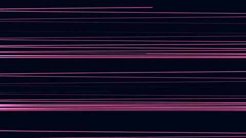 Futuristic neon lines in rows on black gradient Stock Footage 242444867