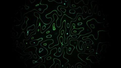 Futuristic neon mandala animation featuring seamless ornamental pattern Stockbeeldmateriaal 339391458