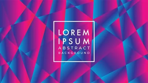 Futuristic neon patch vector illustration. Abstract geometric background de.. Stock Illustration