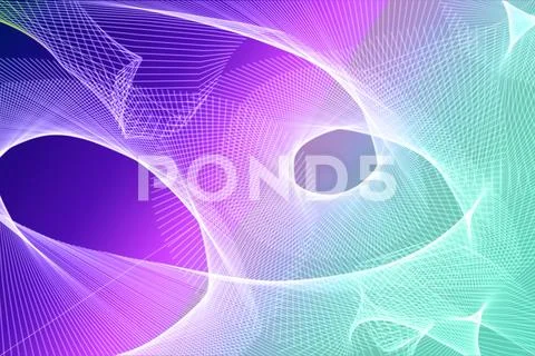 Futuristic Neon Swirl Abstract Background With Energy Motion PSD Template