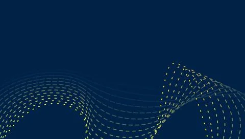 Futuristic Neon Wave Pattern on Dark Blue Stock Illustration