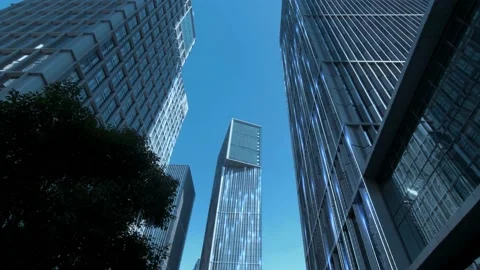 Futuristic network concept, city Technology 스톡 동영상 222003376