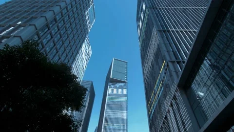 Futuristic network concept, city Technology 스톡 동영상 222003807