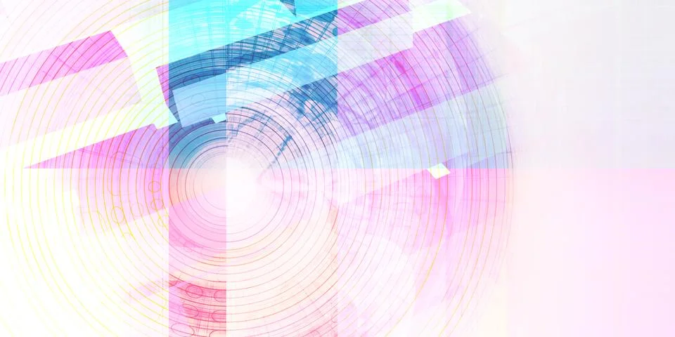 Futuristic Network Energy Data Grid Stock Illustration