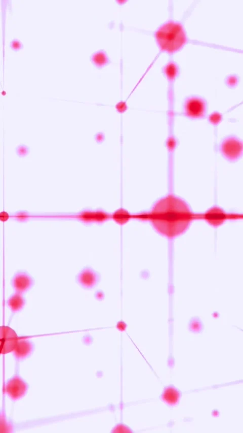 Futuristic network nodes connecting in digital Stock Footage 339903477
