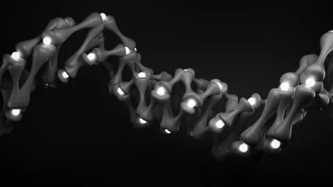 Futuristic network shape 3D render loopable animation Stock Footage 106721407