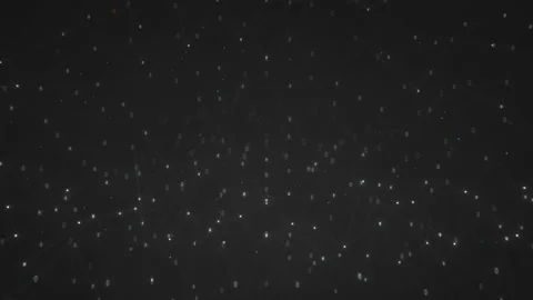 Futuristic network shape on black seamless loop 3D render animation Stock Footage 169462447