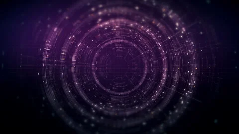 Futuristic network simulation blending AI, quantum physics, and deep learning Stock Footage 296747583