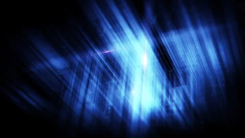 Futuristic network simulation blending AI, quantum physics, and deep learning Stock Footage 308208508