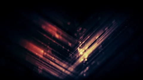 Futuristic network simulation blending AI, quantum physics, and deep learning Stock Footage 308234256