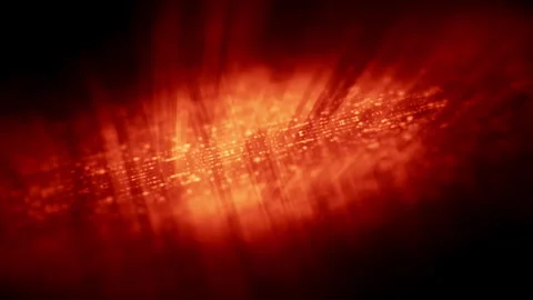 Futuristic network simulation blending AI, quantum physics, and deep learning Stock Footage 308235025
