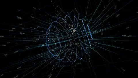 Futuristic network system abstract. Stock Footage 100963450