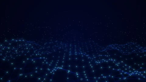 Futuristic Network Technology Plexus Concept Stock Footage 338065608