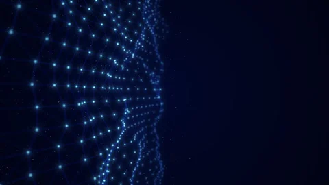 Futuristic Network Technology Plexus Concept Stock Footage 338065623