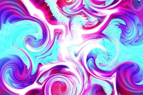 Futuristic optical illusion creative abstract seamless marble painted イラスト素材