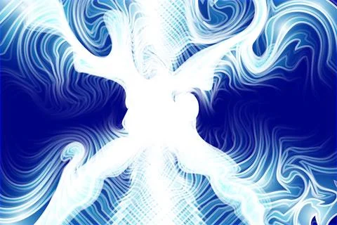 Futuristic optical illusion creative abstract seamless smoky painted texture Stock Illustration