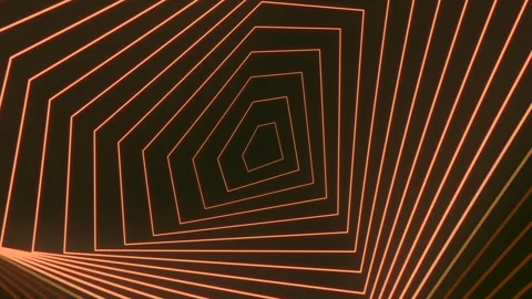 Futuristic orange line pattern a stylish design element Stockbeeldmateriaal 303539737