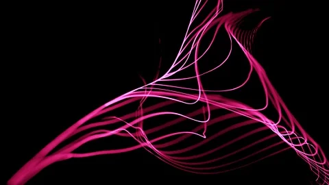 Futuristic particle stripe background design Stock Footage 252268708