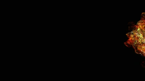 Futuristic Particles Explosion Stock Footage 130887167