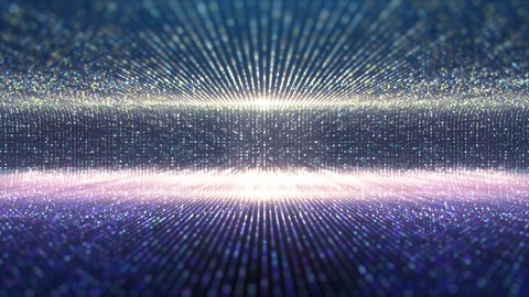 Futuristic Particles Stage Lights Background Stock Footage 111548510