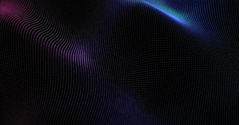Futuristic Particles Wave Abstract Background - Creative Design Element. 库存影片 67994740