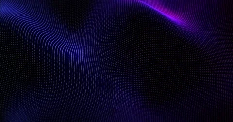 Futuristic Particles Wave Abstract Background - Creative Design Element. Stock Footage 67994789