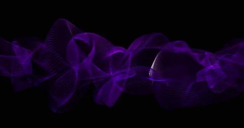 Futuristic Particles Wave Abstract Background - Creative Design Element. Video stock 67999407