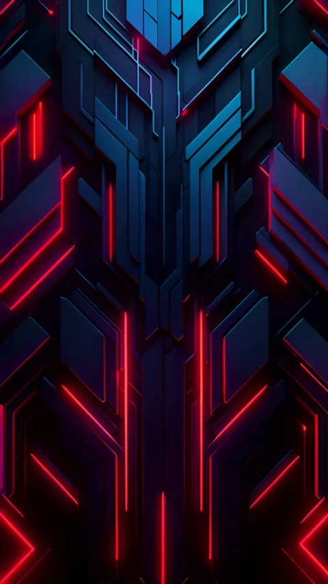 Futuristic pattern background animation Video stock 254959497