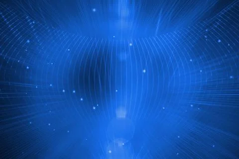 Futuristic pattern on blue background Stock Photos