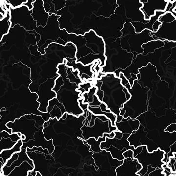 Futuristic pattern of curves and spirals, seamless vector background イラスト素材