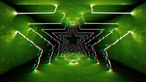 Futuristic pattern with glitch digital design. Internet technology. Abstract Stock Illustration