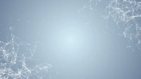 Futuristic patterns.Plexus structure evolving in organic motion. Abstract Stock Footage 95450446