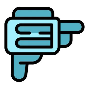 Futuristic payment terminal processing contactless payment with nfc technolog Stock Illustration