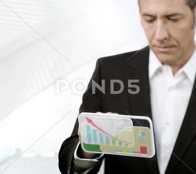 Futuristic pda Stock Photos