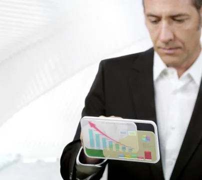 Futuristic pda Stock Photos