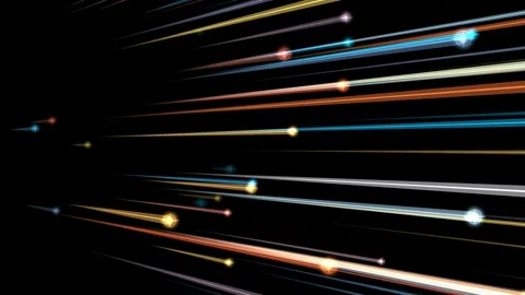  Futuristic Perspective and Motion Light Stock Footage 266665488