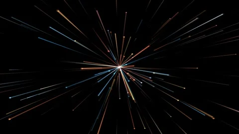  Futuristic Perspective and Motion Light Stock Footage 266665676