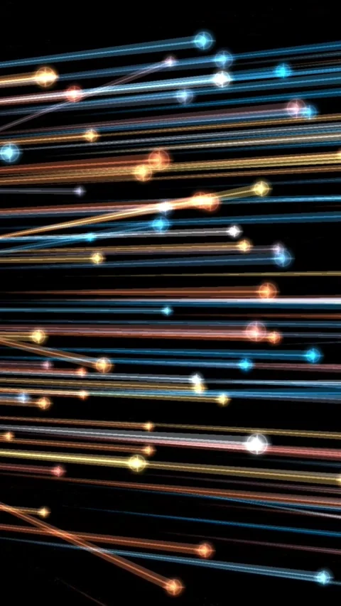  Futuristic Perspective and Motion Light Stock Footage 266665707