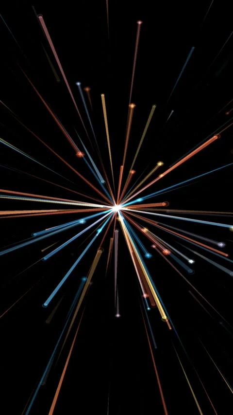  Futuristic Perspective and Motion Light Stock Footage 266665729