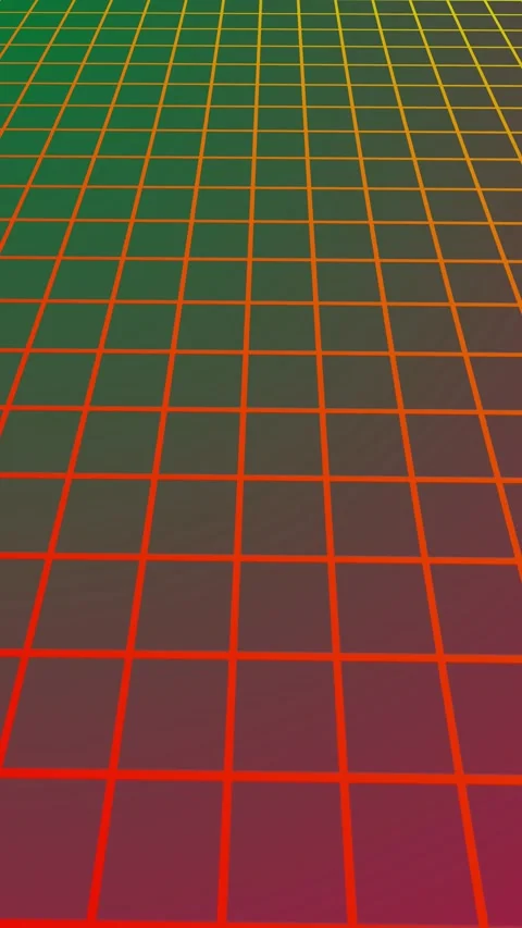 Futuristic Perspective Grid on Dark Background Video stock 315887979