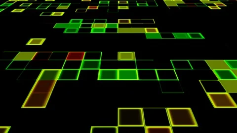 Futuristic Pixel Pattern Motion Graphic - Seamless Animation 스톡 동영상 323772711