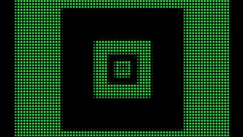 Futuristic Pixelated Effects Background Concept. Geometric Shapes Moving Inside Stock-Footage 156709173