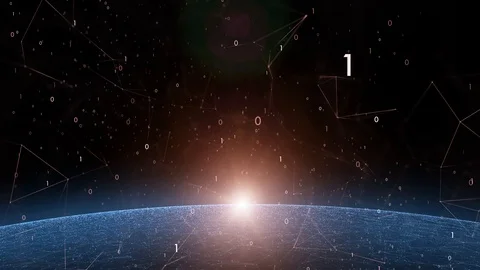 Futuristic planet in the space Vídeo Stock 102406927