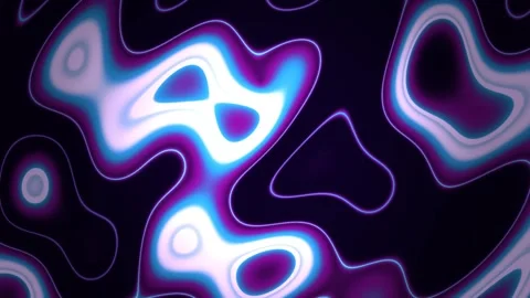 Futuristic plasma fluid shapes moving on dark background motion graphics Видео 339072550