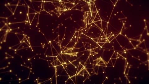 Futuristic plexus animation Stock Footage 296657896