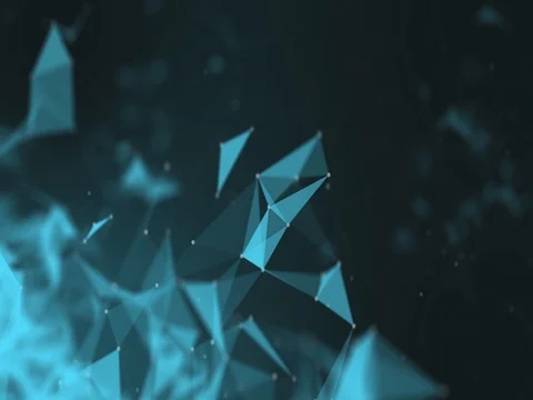 Futuristic Plexus Background Stock Footage 80070331