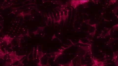 Futuristic-Plexus-end-dots Stock Footage 276237197