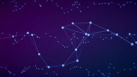 Futuristic plexus Stock Footage 287748786